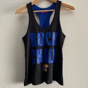 Colosseum Athletics Kansas Jayhawks Reversible Tank Top Small